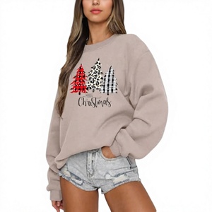 Sweat-shirt imprimé à col rond et manches courtes pour femme, collection hiver JAC22 DZ54182, tricoté, anti-boulochage, avec logo frontal et fermeture éclair - Product Image 3