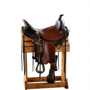 Sillín de Carreras Inglés BS International NA299 de Cuero Genuino de Búfalo Resistente al Agua con Estructura de Madera y Herrajes Personalizados de SUS304 Sostenible - Product Image 1