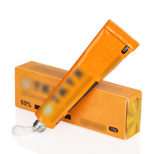 Crema Anestésica Orgánica de 10g con 60% de Potencia, Venta al por Mayor de Fábrica, Logotipo Personalizado, Suministros para Estudio de Tatuajes de Cejas y Labios, PMU - Product Image 1