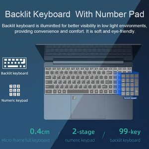 Nhà máy OEM Intel n5095 15.6 inch 1920*1080P IPS 12g/16G Ram 1t SSD sinh viên & giáo dục máy tính xách tay máy tính xách tay - Product Image 6