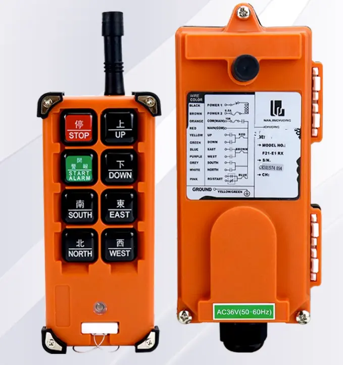 F21-E1B For industrial use remote control for Bridge/Overhead Cranes Wireless Radio Control UHF 18-65V