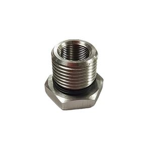 ข้อต่อท่อเชื่อมต่อสำหรับยานยนต์ XBM Manufacturer แบบขัดเงา ข้อต่อที ข้อต่อท่อเชื่อมต่อแบบมีรูด้านข้าง ขนาด M14 M12 M10 1/4NPT 1/8NPT สำหรับน้ำมันเชื้อเพลิง - Product Image 2