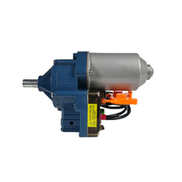 Treuils à rideaux électriques DC 24V fenêtre film ouvert et moteur enroulable net système de ventilation agricole pour serre
