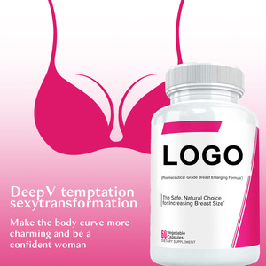 Capsules d'augmentation et d'amélioration mammaire OEM pour femmes, 100% fruit de palmier nain pur, 60 capsules - Product Image 2