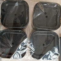 Patins carrés en plastique bleu PTFE, amortisseurs, rehausseurs et anti-humidité pour machines à laver, réfrigérateurs et pulsateurs de tambour