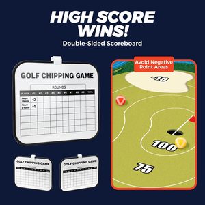 <span class=keywords><strong>Tapis</strong></span> d'entraînement de <span class=keywords><strong>golf</strong></span> pour le chipping, <span class=keywords><strong>tapis</strong></span> de jeu de <span class=keywords><strong>golf</strong></span> pour l'intérieur et l'extérieur, équipement de jeu extérieur pour enfants, ensemble de <span class=keywords><strong>golf</strong></span> pour le chipping - Product Image 4
