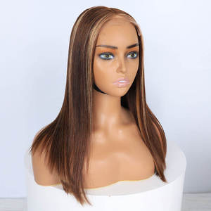 Perruques <span class=keywords><strong>Bob</strong></span> Courtes en Cheveux Humains Vierges en Gros, Lace Front HD Transparente, Qualité 12A, pour Femmes, 10-14 Pouces - Product Image 4