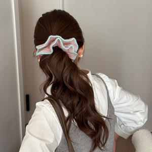 Diadema de Encaje Tejido para Mujer, Moda Otoño/Invierno, 16 cm, Color Sólido, para Uso Diario y Fiestas - Product Image 4