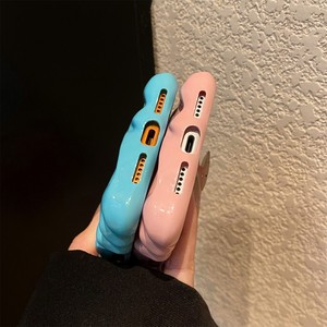 Newest gradual colors soft silicone TPU wave 3D mobile phone case for iPhone 17 pro max glossy back <b>cover</b> factory wholesale - Product Image 4