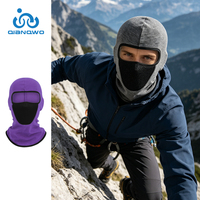 Pasamontañas Térmico de Forro Polar, Unisex, Cortavientos, Cubre Rostro Completo, Máscara Facial para Esquí, Running, Ciclismo y Actividades Invernales