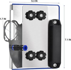 Chất lượng cao 45 độ công nghiệp thép gạch chamfering công cụ với 100 Máy mài góc tập tin đính kèm để cắt và chamfering đá - Product Image 2