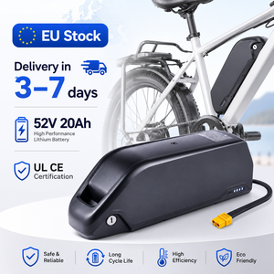 แบตเตอรี่ลิเธียม DE Stock Hailong 52V 20Ah สำหรับจักรยานไฟฟ้า ติดตั้งที่ท่อเบาะ ชาร์จได้ กันน้ำ IP65 ประสิทธิภาพสูง - Product Image 1