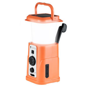 Solar Hand Crank Camping Lantern, 10000mAh with AM/FM Radio & SOS Alarm for Outdoor Emergencies - Product Image 1