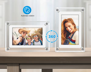 Bingkai foto Digital layar IPS 5 inci, bingkai foto Digital akrilik transparan - Product Image 4