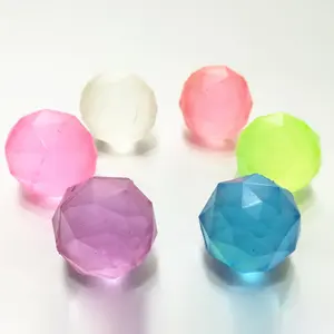 rubber diamond bouncy balls wholesale crystal diamond bouncing ball