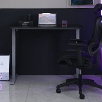 Table de bureau de levage électrique, planche de jeu en verre, bureau à domicile, hauteur réglable, bureau sur pied avec écran tactile