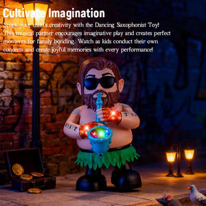 Jouet Saxophoniste Géant Électrique Dansant et Marchant avec Lumières et Musique pour Enfants – Cadeau Amusant - Product Image 4