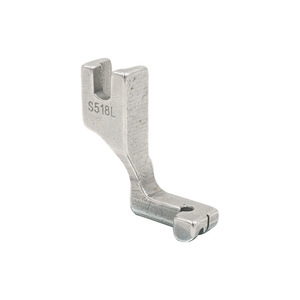 Prensatelas de cremallera invisible S518L de acero inoxidable de una sola cara para máquina de coser, equipo de procesamiento de prendas - Product Image 4
