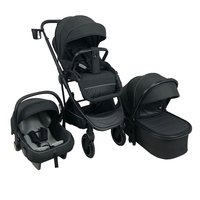 Ensemble siège auto et poussette de luxe pour bébé de haute qualité poussette de voyage pliable pour bébé poussette landau 3 en 1 avec siège auto