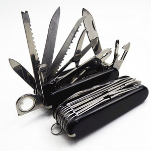 Coltelli multiuso pieghevoli tascabili da esterno EDC Gear Survival coltello svizzero multifunzionale da campeggio in acciaio inossidabile - Product Image 2
