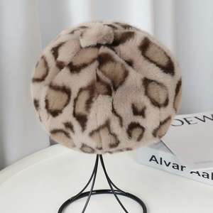 Nouveau béret pour femme, chapeau d'hiver doux, style français vintage, béret de peintre, couleur unie, casquette pour femme - Product Image 4