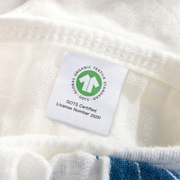 Couverture pour nouveau-né en coton biologique et bambou écologique, douce, 6 couches, vente en gros, couverture en mousseline personnalisée pour bébé