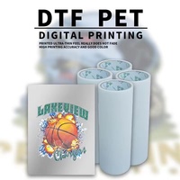 Imprimante DTF 13 pouces, film de transfert DTF pour animaux de compagnie, film mat brillant, impression recto-verso, pelage à froid, rouleau 30 cm x 100 m