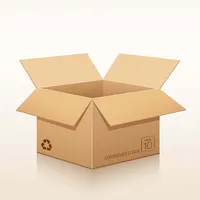 Kotak Karton Kraft Kemasan Karton Kotak Kardus Kemasan Kecil Bergelombang untuk Kemasan Pengiriman E-commerce