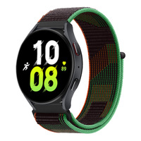 Bracelet en nylon pour Samsung Galaxy Watch 4/5/6/7 20/22 mm, matériau respirant compatible avec les bracelets Huawei et Garmin