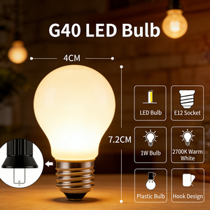 Guirnalda de Luces LED para Exteriores con 10 LED, Enchufe Estadounidense, Luces de Navidad y Boda, con Control Remoto de Plástico IP65, Luces LED de Píxeles - Product Image 4