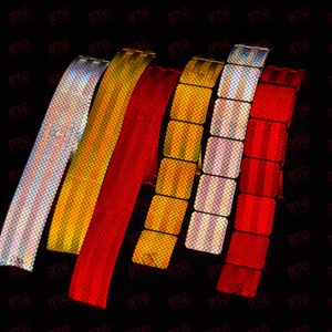 Phân đoạn tự dính phản xạ Vinyl Phản Chiếu Sticker e-mark xe tải conspicuity Retro Vuông Cắt băng phản chiếu - Product Image 6