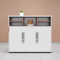 Nouvelles Postes de Travail Modulaires pour Bureau : Ensemble de Cubicles de Travail avec Cloisonnement et Table Moderne