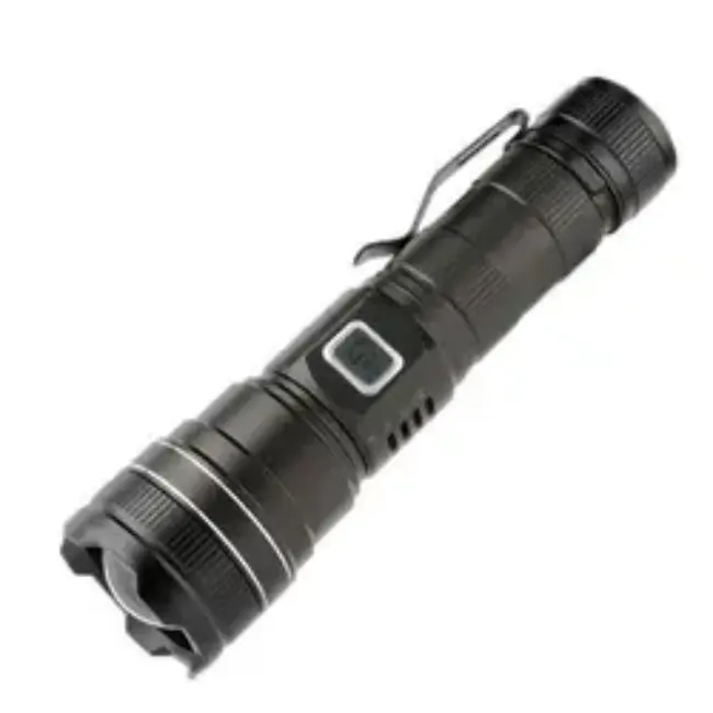 USB C Rechargeable Tactical Flashlights25W LED 2000 Lumens Handheld Flashlight Emergency Camping Waterproof Zoomable Torch