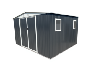 <span class=keywords><strong>Abri</strong></span> <span class=keywords><strong>de</strong></span> <span class=keywords><strong>jardin</strong></span> extérieur 12FTx10FT avec toit en pente gris et 4 fenêtres, exporté <span class=keywords><strong>de</strong></span> Chine - Product Image 4