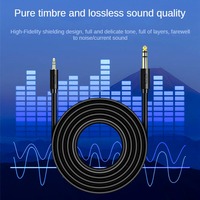 Câble stéréo TS de haute qualité 1/4 à 1/8, câbles audio personnalisés 3,5 mm à 6,35 mm pour casque de jeu, haut-parleurs, port AUX de voiture