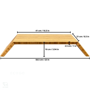 Tre phòng thu màn hình loa đứng Chiều cao có thể điều chỉnh màn hình và máy tính xách tay đứng màn hình bàn đứng Riser - Product Image 2