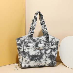 Custom Logo Printed Oversize Eco-Friendly Heavy Duty Recycled Canvas <b>Tote</b> Shopping <b>Bag</b> Full Color Sublimation Long Rope Handles - Product Image 2