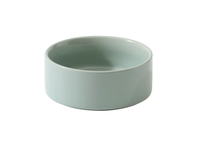 Ensemble de gamelles surélevées en céramique pour chat avec support en bois intégré, protection anti-encrassement du menton et du cou, design élégant et minimaliste, double gamelle pour animaux de compagnie