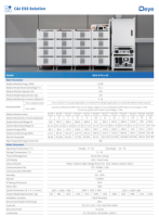 Baterai Lifepo4 Deye Efisiensi Tinggi, Laris Manis, Tegangan Tinggi, Rakit di Rak, 257KWH 80KWH 112KWH 128KWH 160KWH 241KWH Bos-B Pro-A3