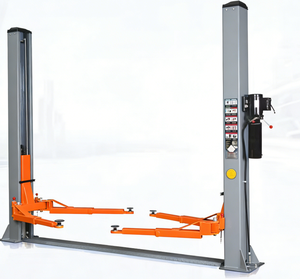 Pont élévateur de <span class=keywords><strong>garage</strong></span> 2 colonnes rouge et bleu personnalisé, capacité de levage 4000 kg, hauteur de levage 1,85 m, durable pour véhicules - Product Image 5