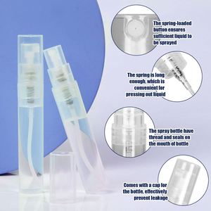 Empty 2ML Glass <b>Spray</b> <b>Bottle</b> Small Refillable Fragrance <b>Mini</b> Samples Perfume <b>Bottle</b> Wholesale 100pcs Screen Printing - Product Image 3