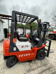 Montacargas diésel FD150 usado de alta calidad en venta, 15 toneladas, marca Heli. - Product Image 5