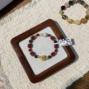 UM Jewelry 925 Silver Trendy <b>Beaded</b> <b>Bracelet</b> for Unisex Engagement Gift Daily Wear - Product Image 4