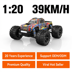 Coche RC MJX Hype Go 1/20 20208, Camioneta RC sin Escobillas RTR, Simulación <span class=keywords><strong>de</strong></span> Metal, Neumáticos Grandes, Modelo <span class=keywords><strong>de</strong></span> Vehículo Todoterreno, Control Remoto, Cargador - Product Image 2