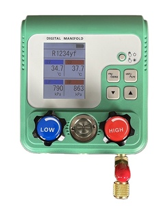Kit de réparation de climatisation RS-1 220V, comprenant un manomètre et une pompe à vide RS-1 - Product Image 1