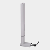 Pieds de table de bureau réglables électriques à double moteur, colonnes télescopiques à 2 niveaux, réglage de la hauteur, design minimaliste en métal