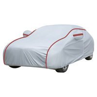 Housse de voiture pliable automatique, tissu protecteur UV et PVC avec matériau en toile pour utilisation en berline en extérieur