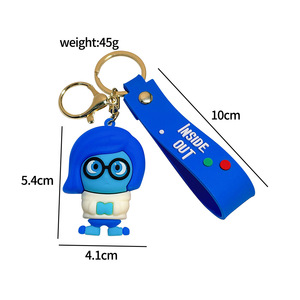 2024 film esprit <span class=keywords><strong>Secret</strong></span> Force porte-clés mignon Amy <span class=keywords><strong>Dr</strong></span>. Bobbier inquiétude porte-clés en acier inoxydable suspendu ornement pour hommes femmes caoutchouc - Product Image 5