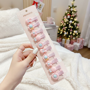 Vendita all'ingrosso Trending di lusso in resina fermagli per capelli a becco d'anatra per le donne natale stile fiocco decorazione dei capelli vendita calda per le ragazze - Product Image 3