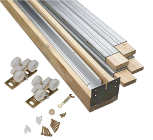 Giấu Túi cửa Slide Hệ thống phần cứng đóng mềm vô hình ẩn theo dõi nội thất nhà bếp trượt Túi khung cửa Bộ dụng cụ - Product Image 3